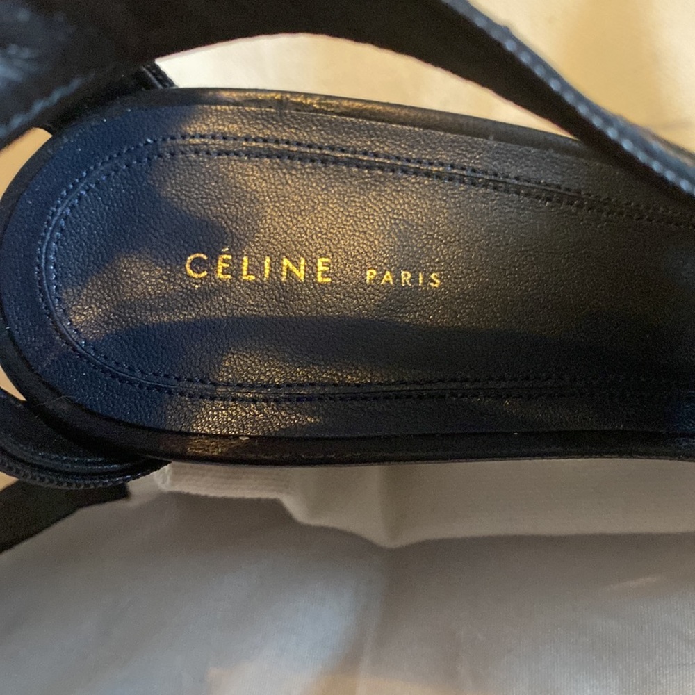 Celine black leather heels - Picture 6 of 6
